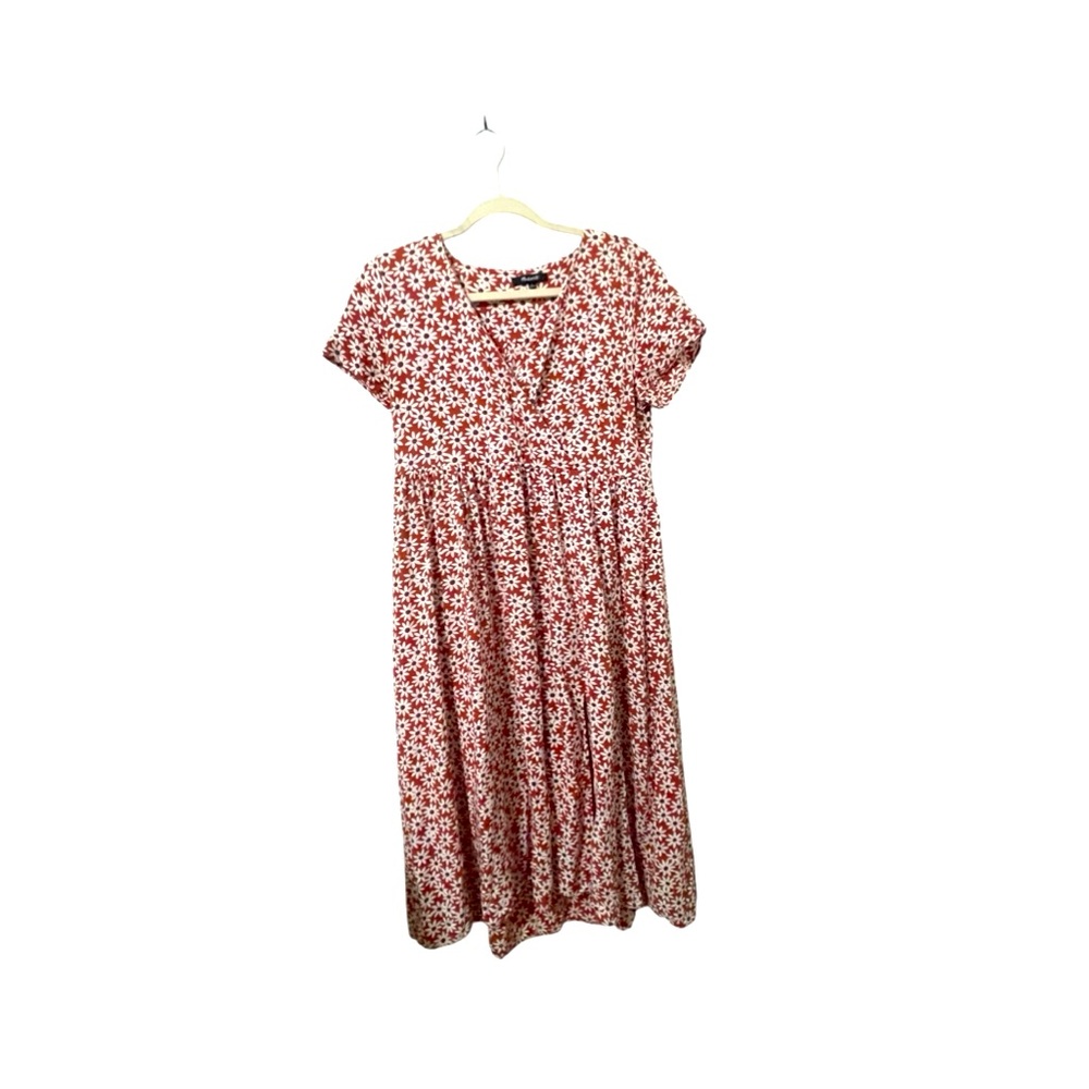 💚💚 MADEWELL Clara Midi Dress in Falling Daisies - Picture 4 of 15